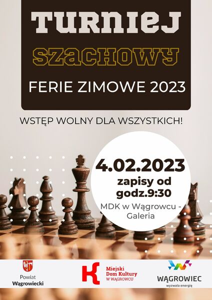 Turniej Szachowy - Ferie zimowe 2023